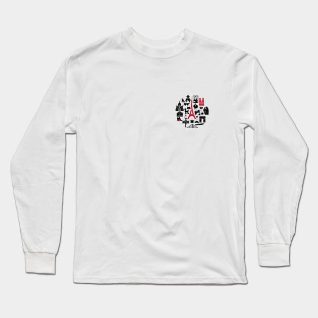 Join Us Small Logo Transparent Long Sleeve T-Shirt by Annie31